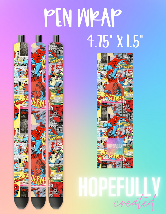 Spider Comic Pen Wrap-202 VIP