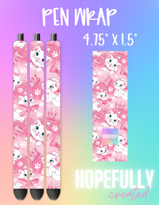 Pink Cat Pen Wrap-4 VIP