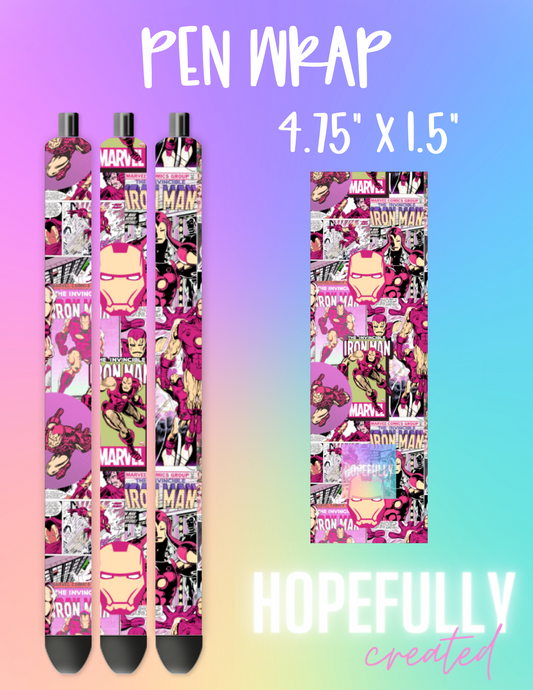 Iron Comic Pen Wrap-203 VIP