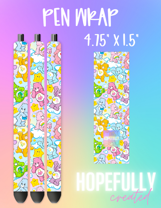 Pastel Bears Pen Wrap- 53 VIP