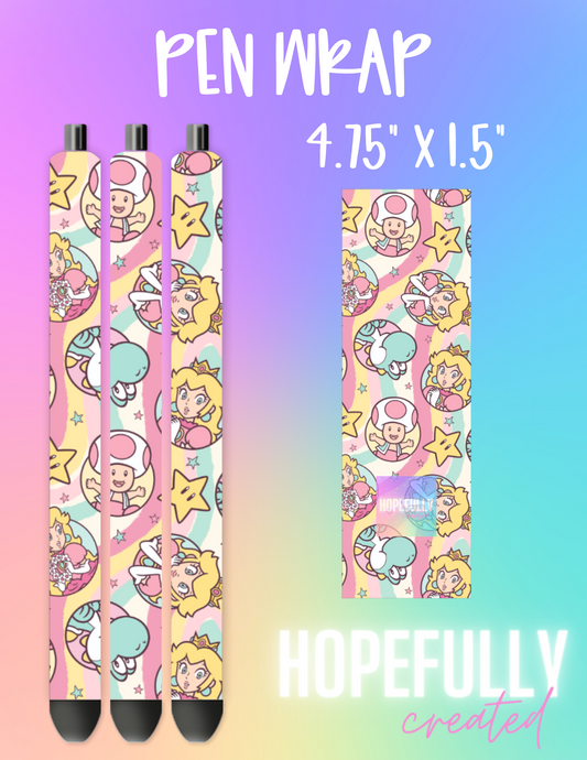 Peach Friends Pen Wrap-78 VIP