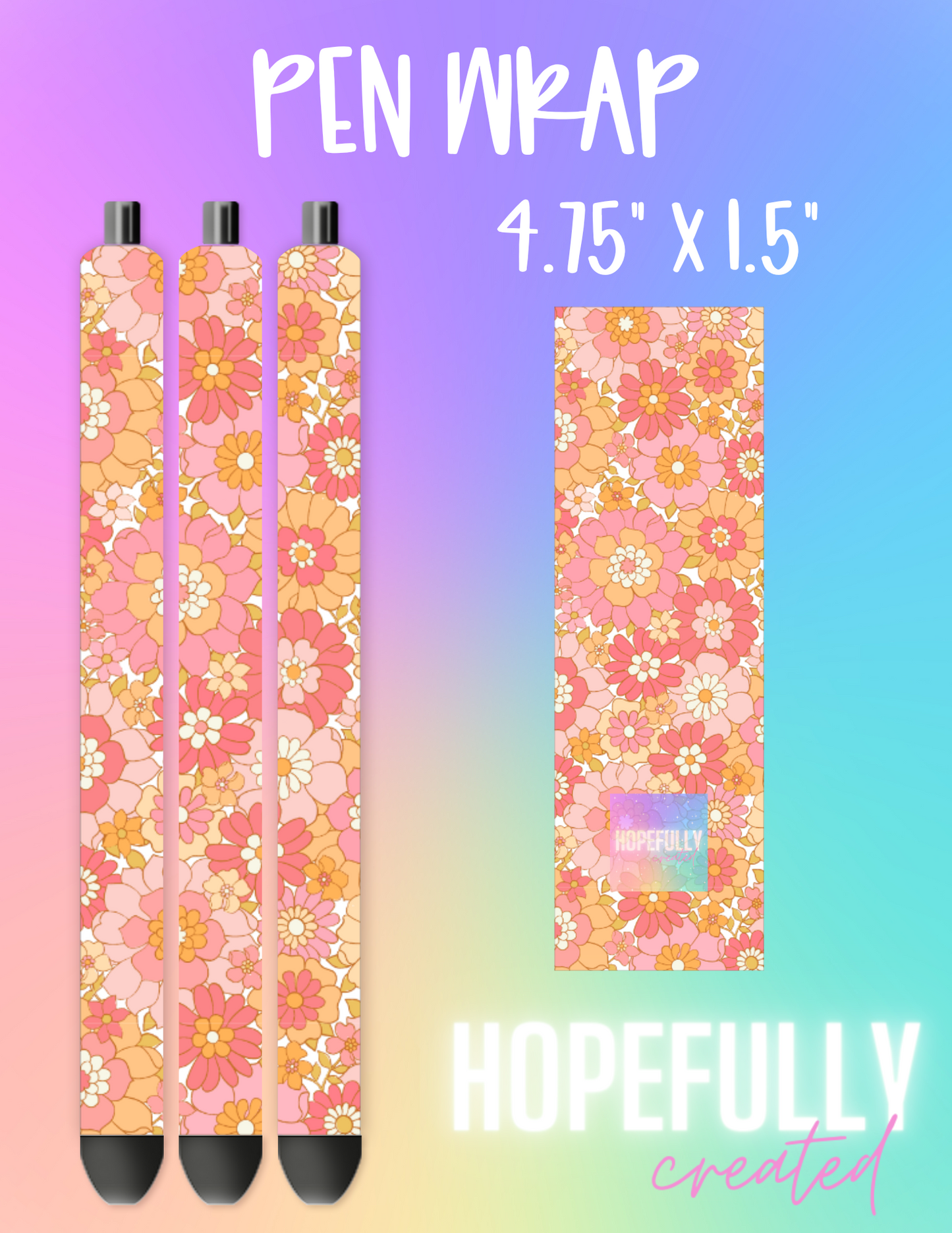 Floral Pen Wrap-237