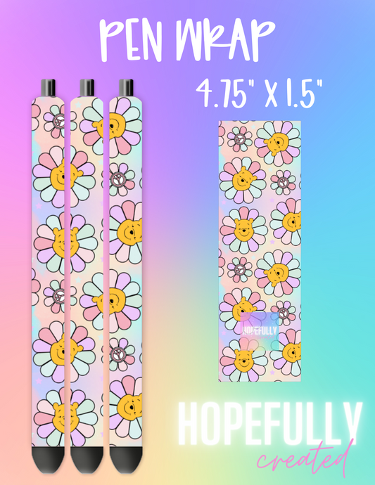 Flower Bear Pen Wrap-87 VIP