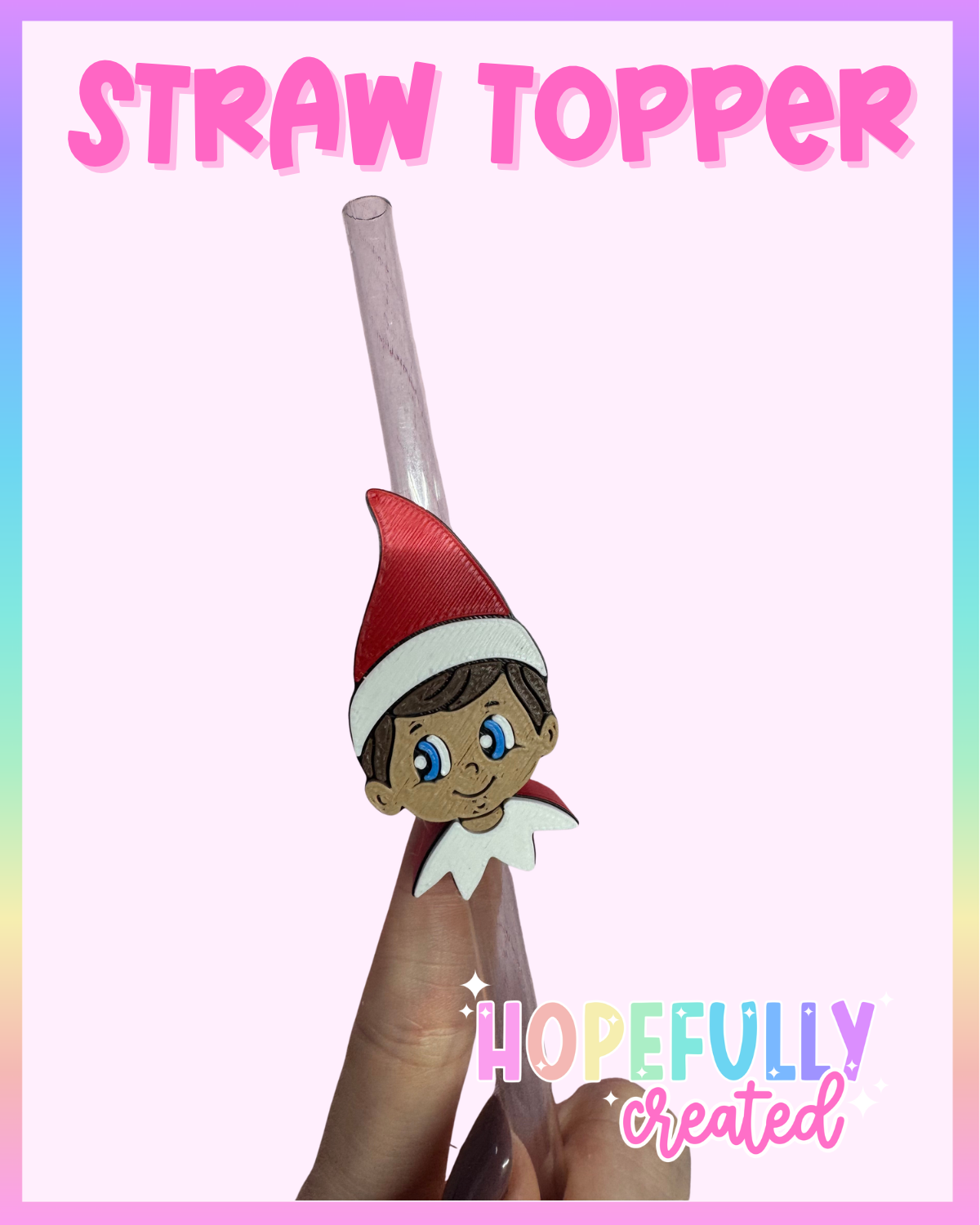 Elf Straw Topper