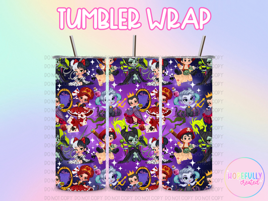 Villains Tumbler Wrap -34