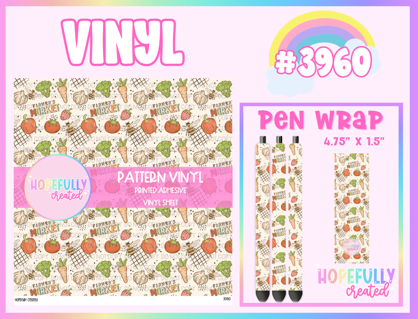 Farmers Market Vinyl Collection - 3860