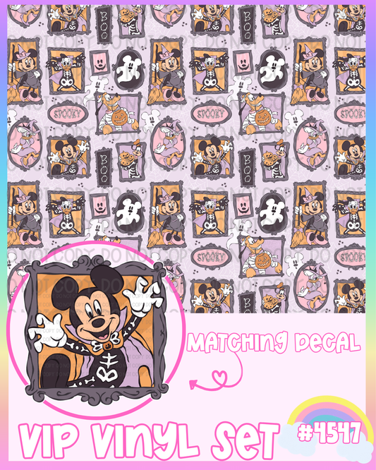 Halloween Mouse Vinyl Set