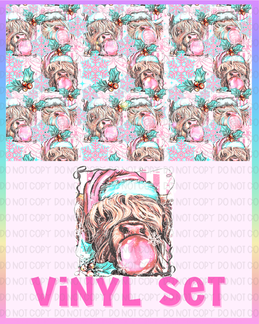 Christmas Cow Vinyl Set