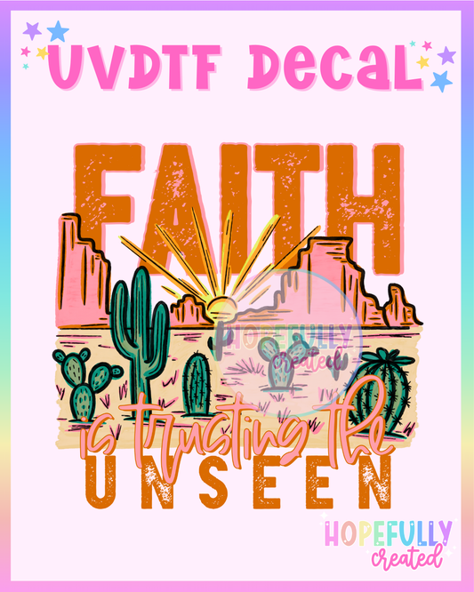 Faith UVDTF Decal