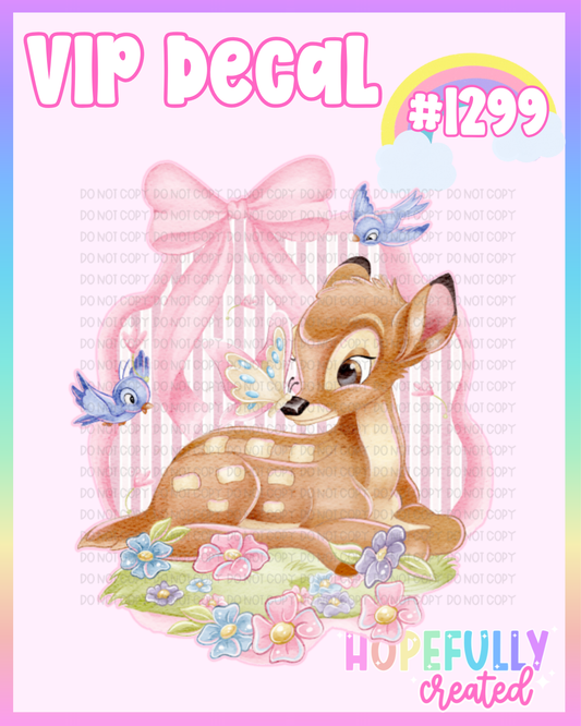 Deer Decal-1299 VIP