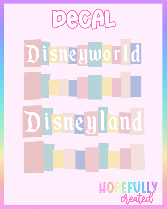 Dimensional Artists Decal- Mouse Treats Design DA