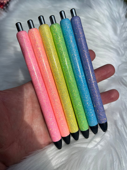 Pastel Glitter Pen