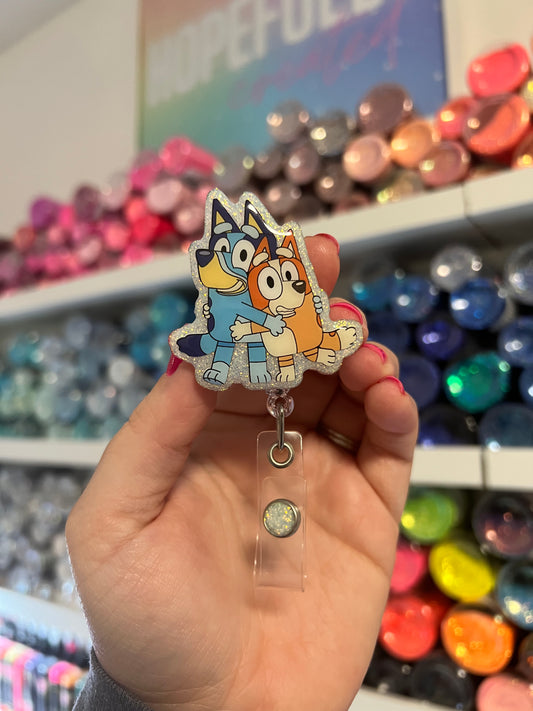 Bluey and Bingo Badge Reel