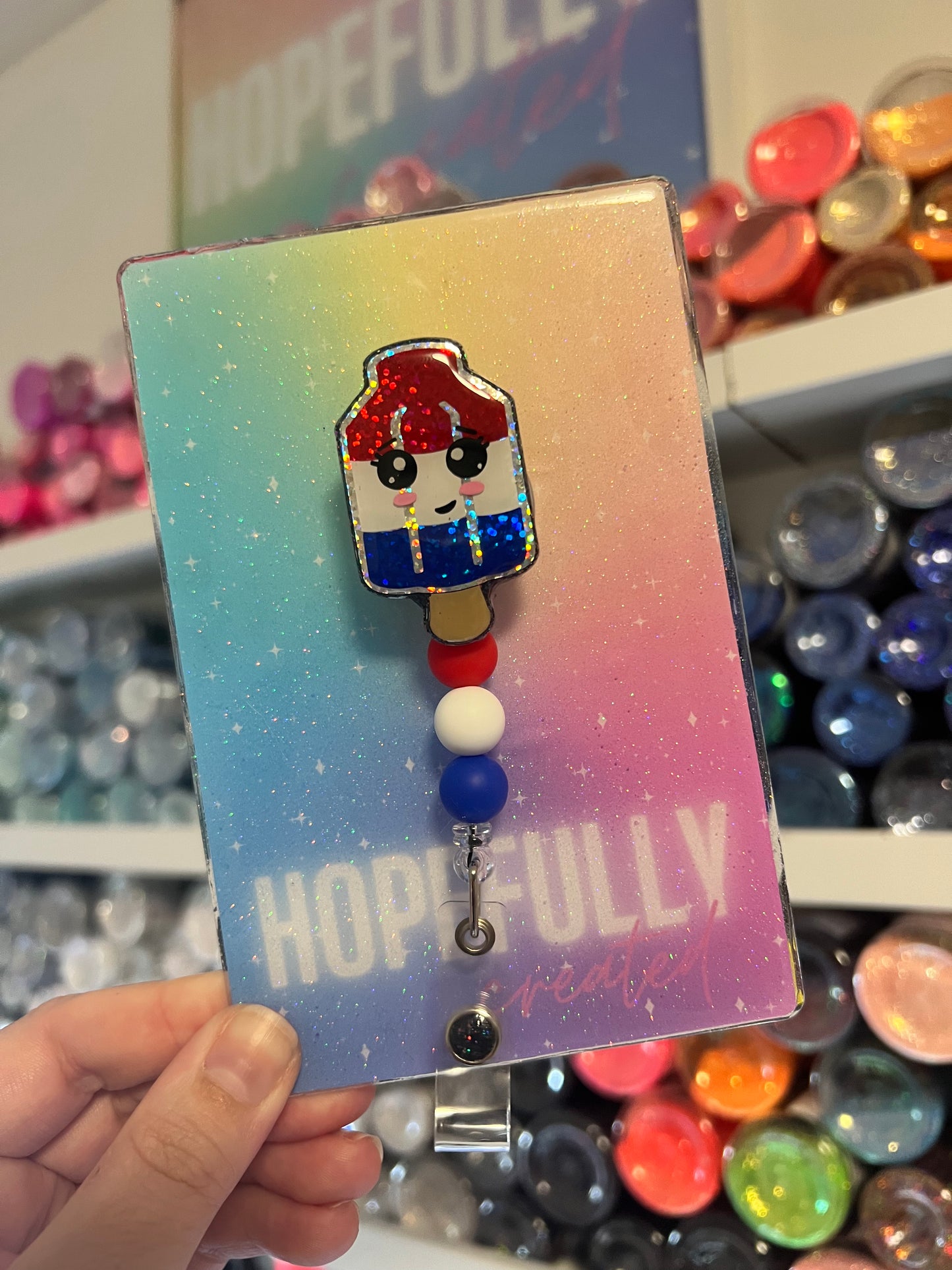 Popsicle Badge Reel