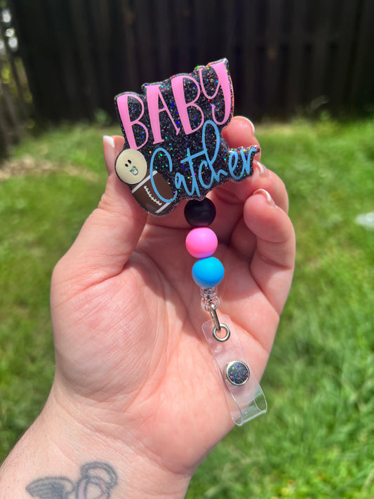 Baby Catcher Badge Reel