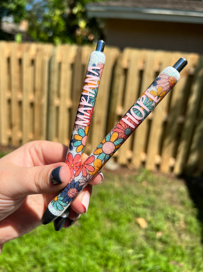 Retro Flower Pens