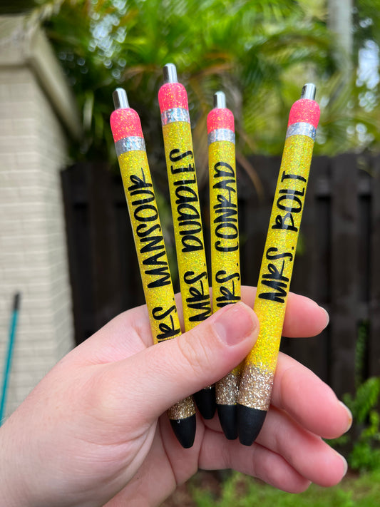 Glitter Pencil Pens