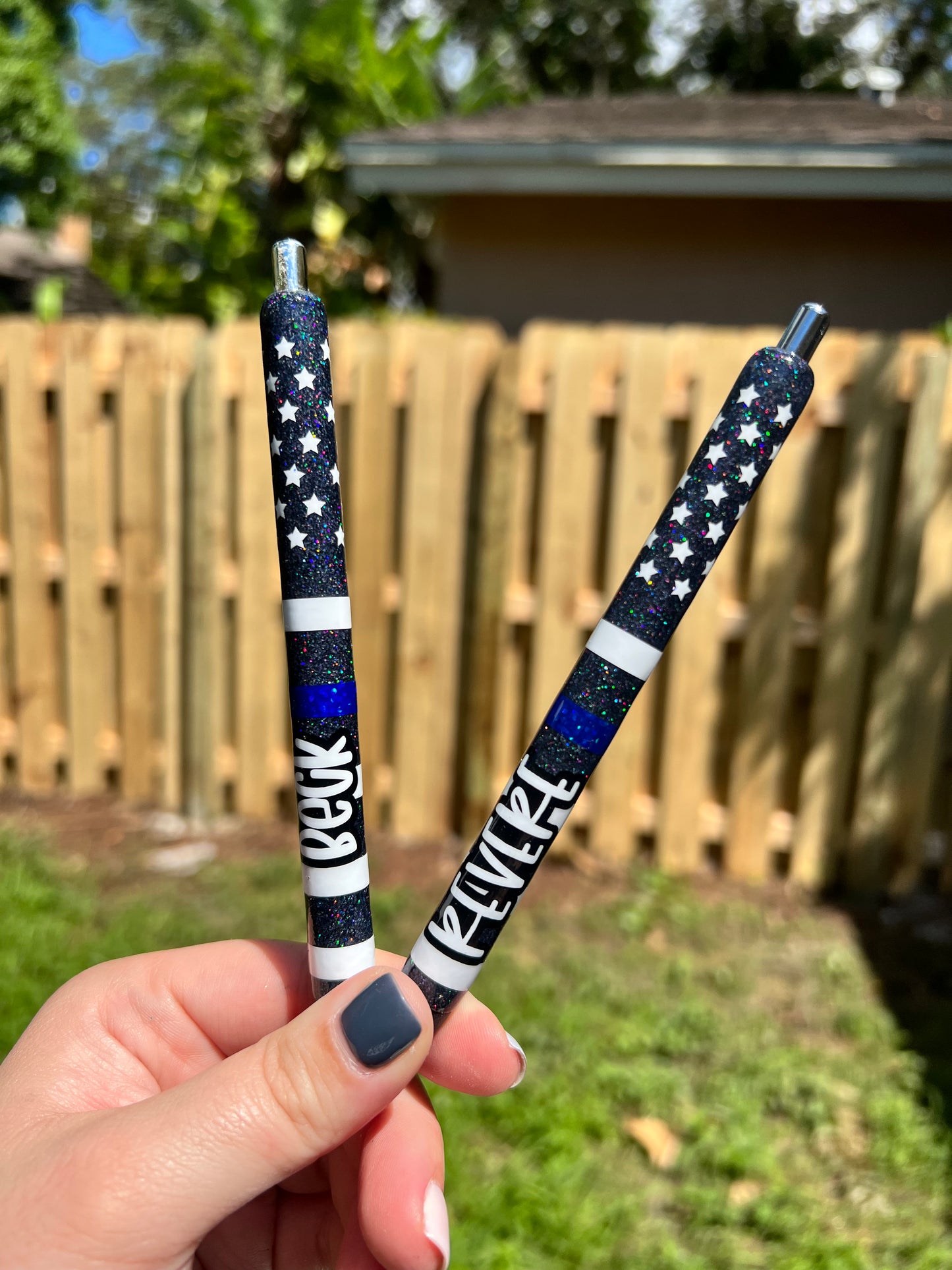 Glitter First Responder Pens